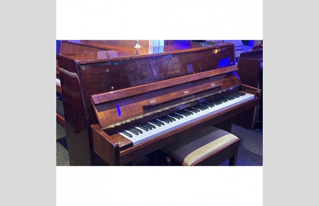 Hamlyn Klein Polished Mahogany CJS-109 Upright Piano, Used - All Inclusive Premium Package (SN:EB0203) - Image 4